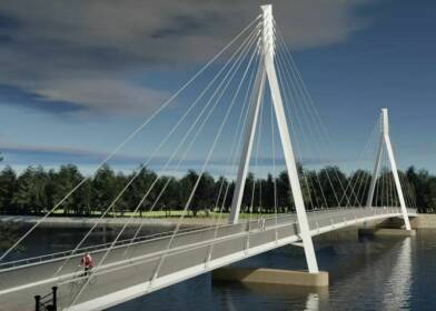 Lagan Pedestrian and Cycle Bridge